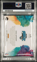 2020-21 Panini Spectra Color Blast Rookie Cole Anthony RC PSA 9