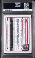 2020 Bowman Chrome Draft Picks Autographs Cade Cavalli Blue Refractor PSA 10