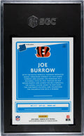 2020 Donruss Optic Joe Burrow #151 Blue Scope Prizm SGC 10