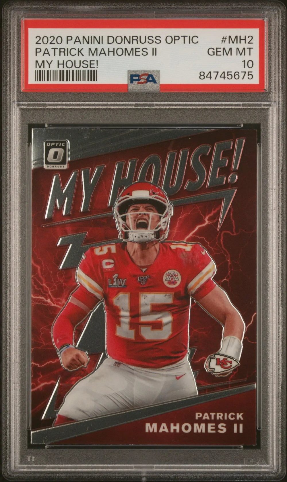 2020 Panini Donruss Optic My House! Patrick Mahomes II #MH2 PSA 10