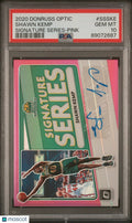 2020 Panini Donruss Optic Signature Series Shawn Kemp #SSSKE Pink PSA 10
