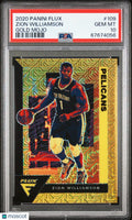 2020 Panini Flux Basketball Zion Williamson #109 Gold Mojo PSA 10 /10