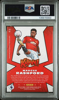 2020 Panini Prizm Premier League Kaboom! Marcus Rashford #12 PSA 8
