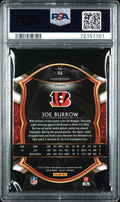 2020 Panini Select Joe Burrow RC Rookie #46 Die Cut Blue Prizm PSA 10