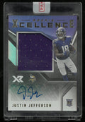 2020 Panini Xr Xcellence Rookie Justin Jefferson Rookie Patch Autograph Auto RC /49