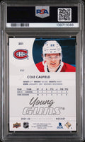 2021-22 Upper Deck Series 1 Cole Caufield Young Guns RC PSA 9