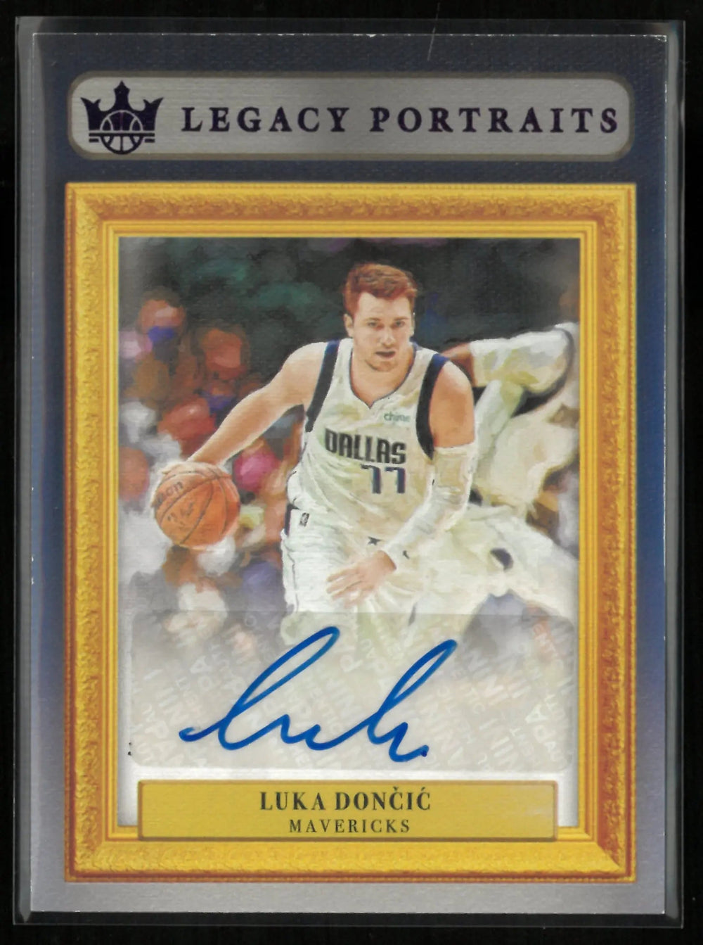 2021-22 Panini Court Kings Legacy Portraits Autograph Luka Doncic Auto /25