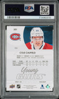 2021-22 Upper Deck Series 1 Cole Caufield Young Guns RC Rookie PSA 10