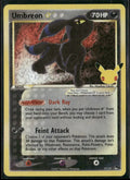 2021 Pokemon Celebrations: Classic Collection Umbreon Gold Star 17/17