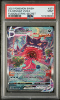 2021 Pokemon Sword & Shield Fusion Strike Gengar VMAX -Secret Fa PSA 9 271/264