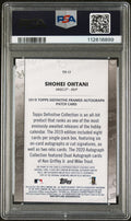 2021 Topps Baseball Through The Years #17 Shohei Ohtani Insert Reprint PSA 10