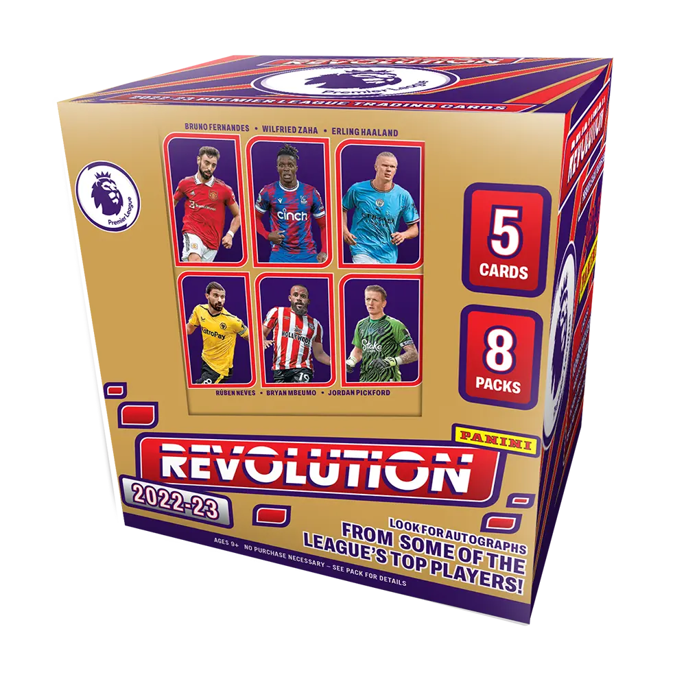 2022-23 Panini Revolution Premier League Soccer Trading Card Box