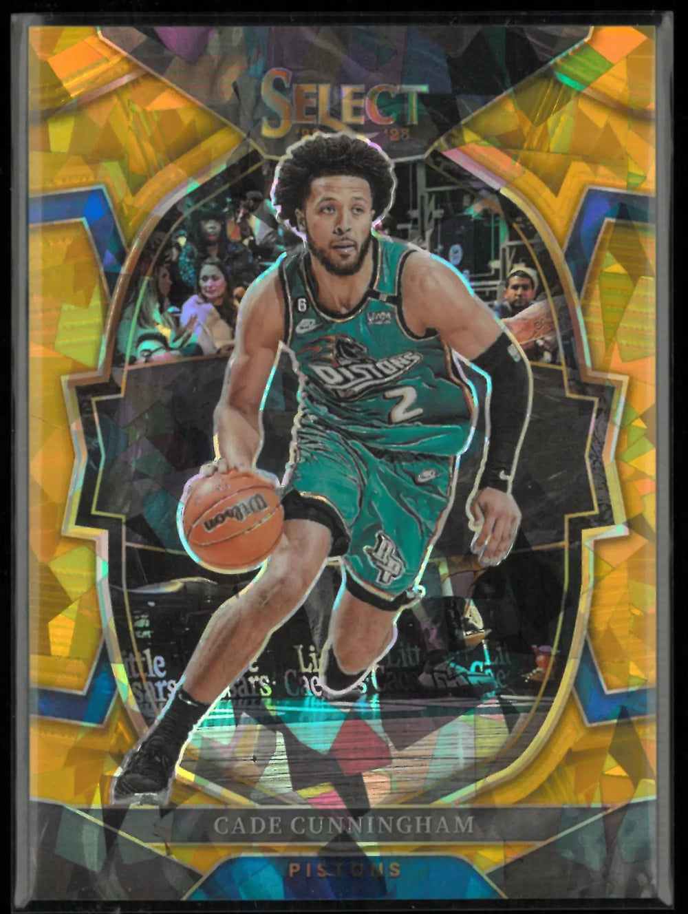 2022-23 Panini Select Cade Cunningham Gold Ice Prizm /10