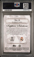 2022-23 Topps Chrome Sapphire UCC Sapphire Selections Vini JR. Orange /25 PSA 10