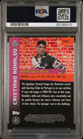2022-23 Topps Finest UCC The Man Cristiano Ronaldo Purple Refractor /299 PSA 10