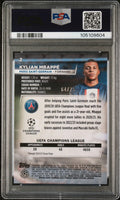 2022-23 Topps Stadium Club Chrome UCC Kylian Mbappe Sepia Wave PSA 10 /75
