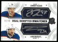 2022-23 Upper Deck The Cup Dual Scripted Swatches Patch Auto Connor McDavid Leon Draisaitl / 15