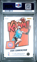 2022 Panini Crown Royale Kaboom! Cade Cunningham #10 PSA 8