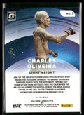 2022 Panini Donruss Optic UFC Gold Vinyl Star Gazing Charles Oliveira 1/1 /1
