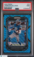 2022 Panini Prizm Jameson Williams #311 Blue Wave RC Rookie PSA 9