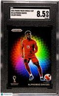 2022 Panini Prizm World Cup Alphonso Davies #4 Color Wheel SGC 8.5