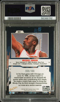 2022 Skybox Metal Universe Champions Michael Jordan Precious Gems Red PSA 8 /100