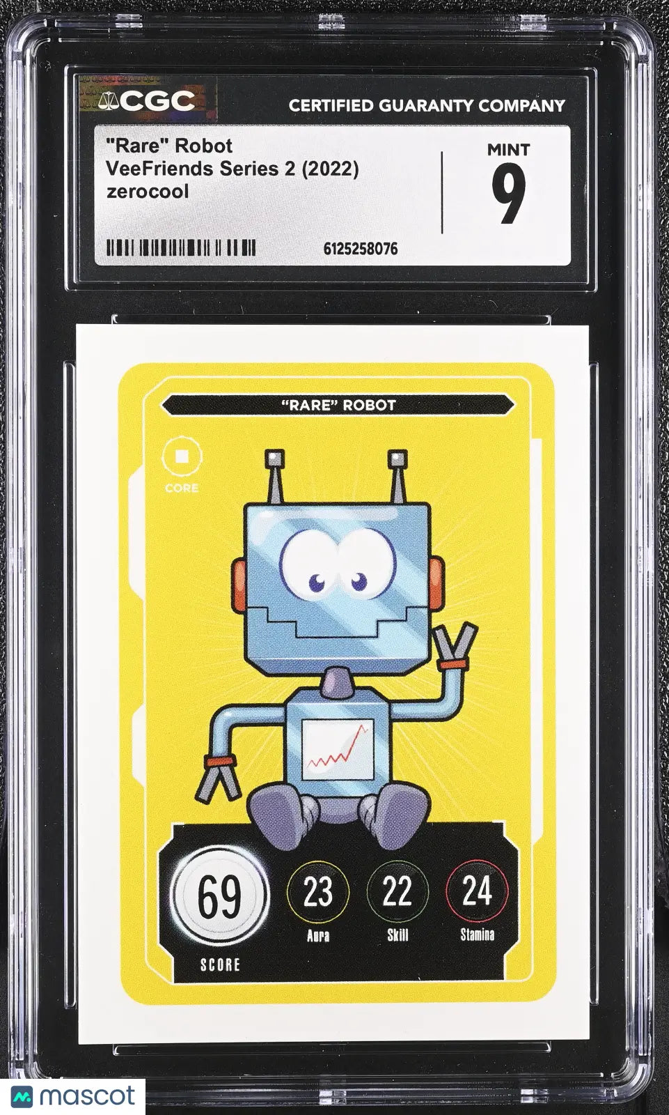 2022 Zerocool Veefriends Series 2 "Rare" Robot CGC 9