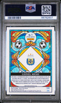 2023-24 Panini Select FIFA Stained Glass Lionel Messi #1 PSA 9