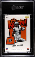 2023 Panini Absolute Josh Jacobs #10 Kaboom! SGC 9.5