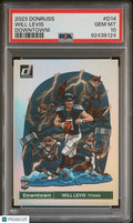 2023 Panini Donruss Downtown! Will Levis Rookie RC PSA 10