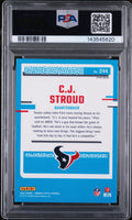 2023 Panini Donruss Optic Rated Rookie CJ Stroud Green Velocity RC PSA 10