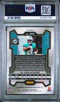2023 Panini Prizm Autograph Rookie De'von Achane Auto Red Wave RC PSA 10