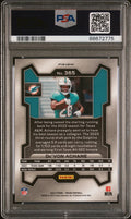 2023 Panini Prizm Football De'von Achane RC Rookie Snakeskin PSA 10