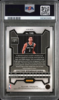 2023 Panini Prizm Victor Wembanyama RC Rookie #136 Orange Ice PSA 10