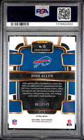 2023 Panini Select Josh Allen Maroon Prizm /149 PSA 10
