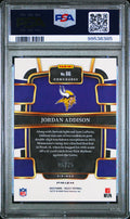 2023 Panini Select Rookie Jordan Addison Blue Disco Prizm /25 RC PSA 10