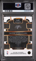2023 Panini Select Rookie Victor WembanyamaeBlue Prizm RC PSA 10