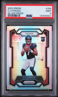 2023 Prizm Football Rookie CJ Stroud Silver Prizm RC Rookie PSA 9