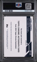 2023 Topps Chrome Sapphire Edition Auto Latrell Sprewell Red /5 PSA 10