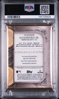 2023 Topps Transcendent Gold Frame Patch Auto Vladimir Guerrero JR. /15 PSA 10