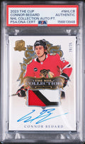 2023 UD The Cup The NHL Collection Auto Patch Connor Bedard RC /35 PSA Authentic