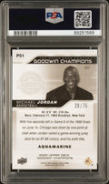2023 Upper Deck Goodwin Champions Platinum Michael Jordan Aquamarine PSA 9 /75