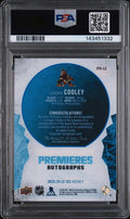 2023 Upper Deck Ice Ice Premieres Autographs Logan Cooley Auto /199 PSA 9