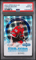 2023 Upper Deck Ice Sub Zero Rookie Connor Bedard RC /599 PSA 10