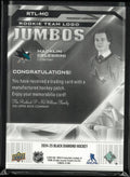 2024-25 Black Diamond Rookie Team Logo Jumbos Macklin Celebrini RC