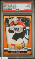 2024-25 O-Pee-Chee Matvei Michkov RC Rookie Orange Border PSA 10 /25