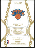 2024-25 Panini Flawless Basketball Gold Flawless Auto Jeremy Lin /10