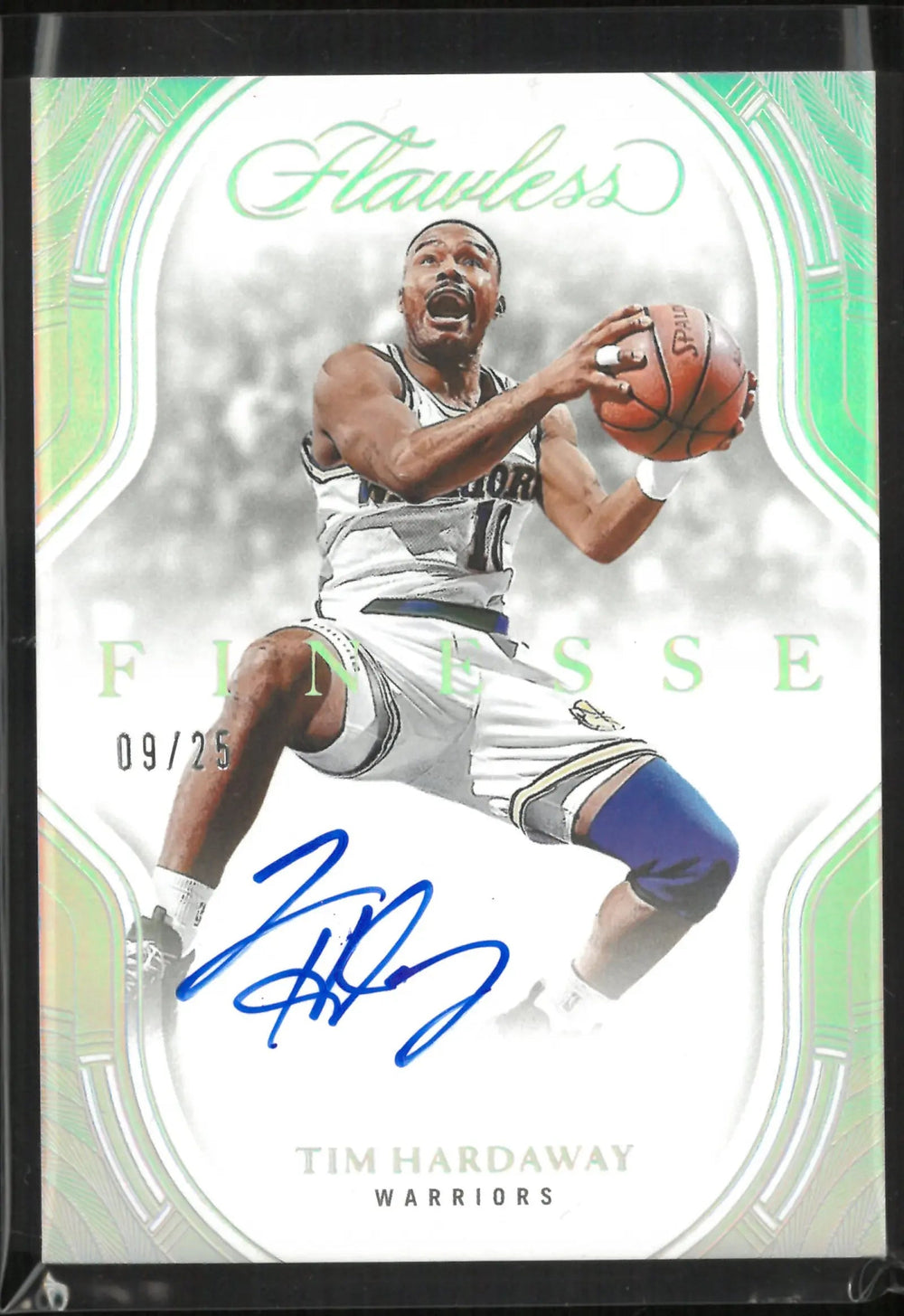 2024-25 Flawless Basketball Finesse Signatures Tim Hardaway Auto /25