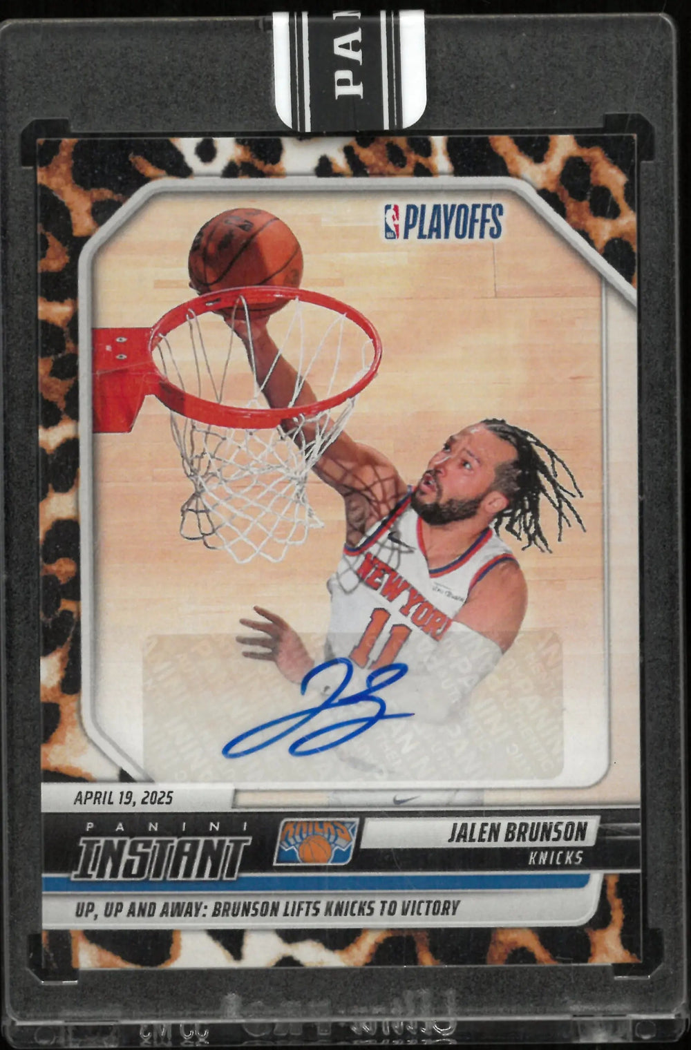 2024-25 Panini Instant Jalen Brunson Autograph Auto Jaguar /10