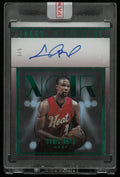 2024-25 Panini Noir Encore Autographs Chris Bosh Auto Green /5